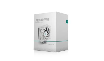 DeepCool охладител CPU Cooler AK400 White - LGA1700/AM5