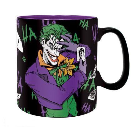 Чаша ABYSTYLE DC COMICS Joker, King size, Черен