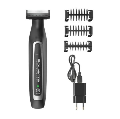 Hair clipper Rowenta TN6000F5, Hybrid Forever Sharp black, beard, waterproof 3-in-1, self-sharpening blades, 100% stainless steel, 120min autonomy, charging time 1h30min, 3 combs, cleaning brush & oil