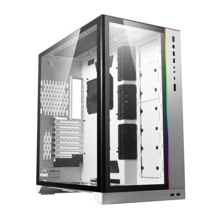 Case Lian Li PC-O11 Dynamic XL ROG Certified Mid-Tower, Tempered Glass, White