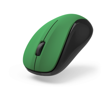 Hama "MW-300 V2" Optical 3-Button Wireless Mouse, Quiet, USB Receiver, green