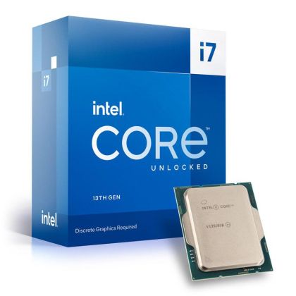 CPU Intel Raptor Lake i7-13700F, 8P+8E, Cores 2.10,30MB, 65W, LGA1700, BOX, No Graphics