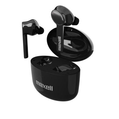 Блутут слушалки Maxell Bass13 TWS, True Wireless, Bluetooth 5.0, Черни