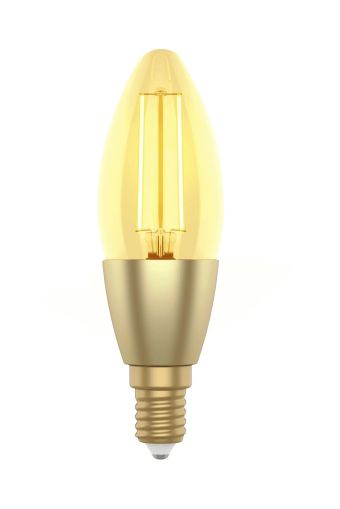 Bec inteligent Woox - R5141 - WiFi Smart Filament Candle Blub E14 Tip C37, 4,9W/50W, 470lm