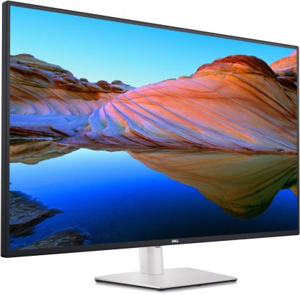 Монитор Dell U4323QE, 42.5" 4K UltraSharp AG, IPS, 5ms, 1000:1, 350 cd/m2, (3840x2160), 100% sRGB, 98% DCI-P3, HDMI, DP, USB-C Hub, USB 3.2, RJ-45, dual 8W speakers, ComfortView, Audio line-out, Height Adjustable, Pivot, Swivel, Tilt, Black