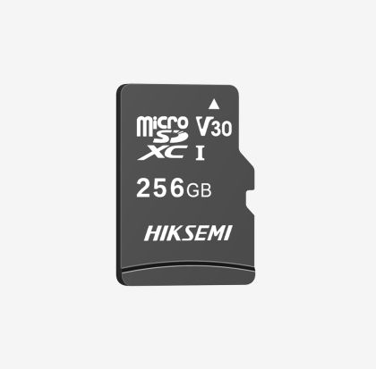 Memory HIKSEMI microSDXC 256G, Class 10 and UHS-I 3D NAND, Up to 92MB/s read speed, 50MB/s write speed, V30
