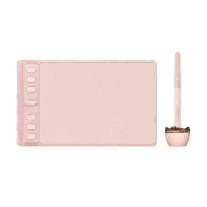 Tabletă grafică HUION Inspiroy 2 S, 5080 LPI, roz