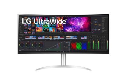 Monitor LG 40WP95CP-W, 39.7" 21:9 Curved UltraWide 5K2K Nano IPS AG, 5ms, 300 cd/m2, 1000:1, Mega DFC, 5120x2160, DCI-P3 98%, HDR 10, AMD FreeSync, USB 3.0, Thunderbolt 4, USB Type-C, HDMI, DisplayPort, 2x5W, PBP, Tilt, Height, Swivel, Tilt