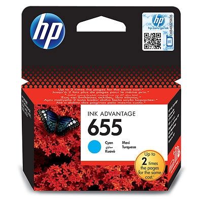 Consumable HP 655 Cyan Ink Cartridge
