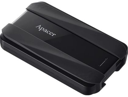 Hard disk Apacer AC533, 2TB 2,5" SATA HDD USB 3.2 Hard disk portabil Plastic / cauciuc Jet black