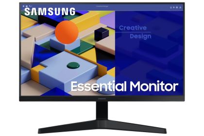 Monitor Samsung 24C314 24", LED IPS, 75 Hz, 5ms, 1920x1080, 250cd/m2, 1000: 1 Contrast, Flicker Free, Freesync, D-Sub, HDMI, 178°/178°, Black