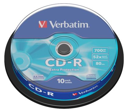 Media Verbatim CD-R 700MB 52X EXTRA PROTECTION SURFACE (10 PACK)