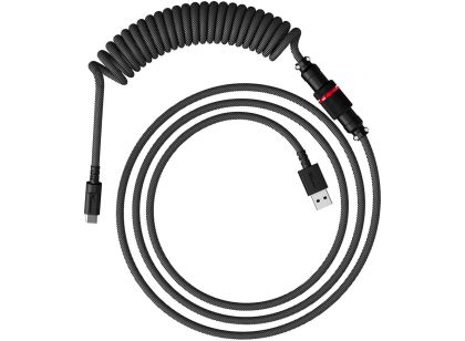Cablu tastatură Cablu spiralat HyperX USB-C Gri-Negru