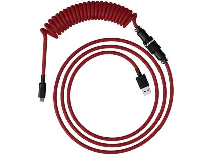Cablu tastatură Cablu spiralat HyperX USB-C Roșu-Negru