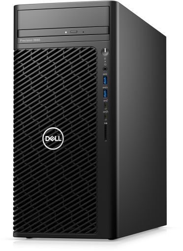 Workstation Dell Precision 3660 Tower, Intel Core i9-13900K (36M Cache, up to 5.8 GHz), 32GB (2X16GB) 4400MHz UDIMM DDR5, 1TB SSD PCIe M.2, Integrated video, DVD RW, Keyboard&Mouse, 1000 W, Windows 11 Pro, 3Yr ProSpt