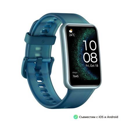 Huawei Watch Fit Ediție Specială Forest Green, 1,64” AMOLED, 456 x 280, 5ATM, 2,4 GHz, BT 5.0, BLE, 180 mAh