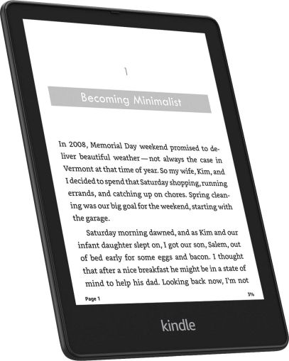 Cititor de cărți electronice Kindle Paperwhite Signature Edition, 6,8", 32 GB, 2021, a 11-a generație, IPX8, negru