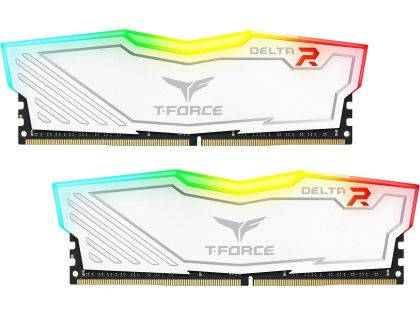Memorie Team Group T-Force Delta RGB White DDR4 - 16GB (2x8GB) 3200MHz CL16-20-20-40 1.35V