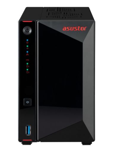 Network storage Asustor Nimbustor AS5402T, 2 Bay NAS, Quad-Core 2.0GHz CPU, Dual 2.5GbE Ports, 4GB SO-DIMM DDR4 (Max. 16GB), Four M.2 SSD Slots (Diskless), 3x USB 3.2 Gen 1 Type A , WOW (Wake on WAN), WOL, System Sleep Mode, AES-NI hardware encryption, Bl