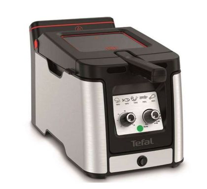 Fryer Tefal FR600D10, CLEAR DUO (ODORLESS), 1.2kg (3.5L), 2000W, adjustable temp & timer (30min), removable bowl, cool touch, on/off