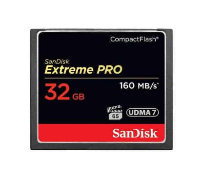 Карта памет SANDISK Extreme PRO, CompactFlash, 32GB VPG-65, 160 Mb/s