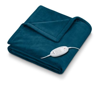 Термоподложка Beurer HD 75 Cosy Ocean Heated Overblanket; 6 temperature;auto switch-off 3 hours; removable switch; washable at 30°, Oko-Tex 100; 180(L)x130(W)cm