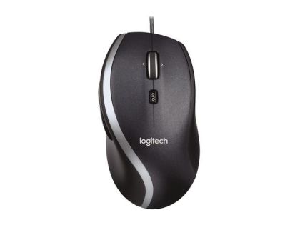 Mouse optic cu fir LOGITECH M500, Defilare rapidă, USB, Negru