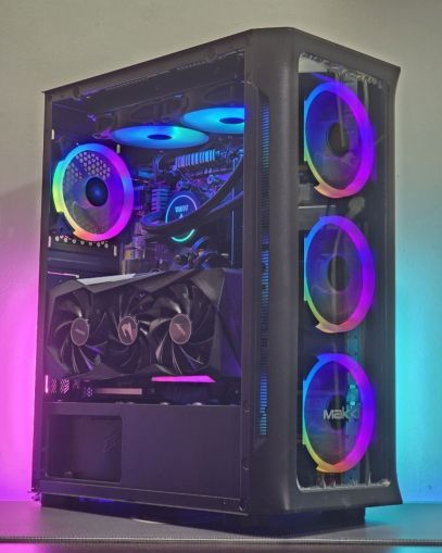 Gamer Configuration/ RTX 4060Ti /Ryzen 7-5700X /RAM 32GB /SSD 512GB /Water Cooling