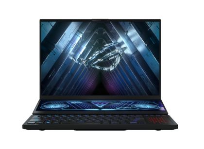 Лаптоп Asus ROG Zephyrus Duo 16 GX650PI-NM011X, AMD Ryzen 9 7945HX , 16"WQXGA (2560 x 1600,16:10) 240Hz, 32GB DDR5 4800Mhz(2*16), 2TB PCIe 4. RTX 4070  8GB GDDR6,Wi-Fi 6E(802.11ax), Backlit Chiclet Keyboard Per-Key RGB, Windows 11 Pro, Black