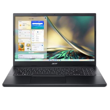 Laptop Acer Aspire 7 Performance, A715-76G-531Q, i5-12450H (up to 4.4GHz, 12MB), 15.6" FHD IPS, 8GB DDR4 3200 (1 slot), 512GB NVMe SSD, RTX 3050 4GB GDDR6, Wi-Fi AX +BT5.2, FP, HD Cam + Mic, KB Backlight, No OS, Black