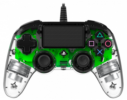 Wired Gamepad Nacon Wired Illuminated Compact Controller Green
