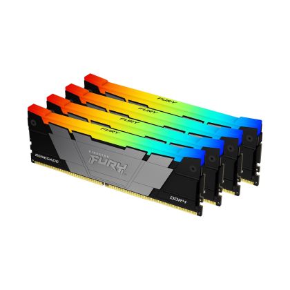 Memory Kingston FURY Renegade RGB 32GB(4x8GB) DDR4 3600MHz CL16