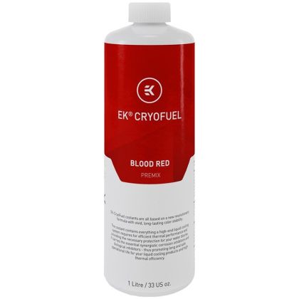 EK-CryoFuel Kan Kırmızı (Premix 1000mL), soğutma sıvısı karışımı