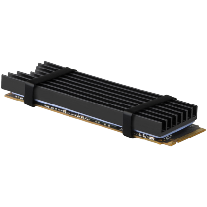 AXAGON CLR-M2L6 pasiv - SSD M.2, SSD de 80 mm, corp ALU, plăcuțe termice din silicon, înălțime 6 mm