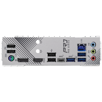 ASROCK MB Desktop Z790 Pro RS (S1700, 4x DDR5, 1x PCIe 5.0 x16, 1x PCIe 4.0 x16, 2x PCIe 3.0 x1, 4x Hyper M.2 PCIe Gen4x4, 8x SATA3 6.0 Gb/s, 2x USB-C, 6x USB 3.2 , 6x USB 2.0, 1x RJ-45 2.5GB Lan, 1x HDMI, 1x DP, ATX