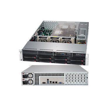 Server asamblat Supermicro bazat pe SYS-6029P-TR, procesor CLX 4210R, 2x 16GB DDR4, AOC-S3008L-L8E, 6x HDD, 3.5", SAS, 4TB, 7.2K, 512E, Enterprise, 2x Samsung SM82x SATA1. MCP-220-00043-0N, 2x CBL-SAST-0699