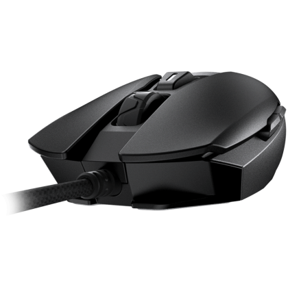 COUGAR AirBlader, Gaming Mouse, PixArt PMW3389 Optical gaming sensor, 16,000 DPI, 2000Hz Poling Rate, 50M gaming switches, 6 Programmable Buttons, 62G Extreme Lightweight Design, Ultraflex Cable, PTFE Skates, BOUNCE-ON System