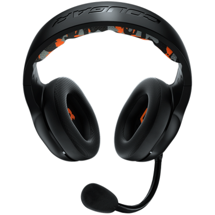 COUGAR DIVE, Gaming Headset, 50mm Complex Diaphragm Driver, Crystal Clear 9.7mm Microphone, 3.5 mm phone jack, Integrated Chamber and Frequency Enhancement Design, Fabric Fusion Earpads and Stylish Camo Head Pad