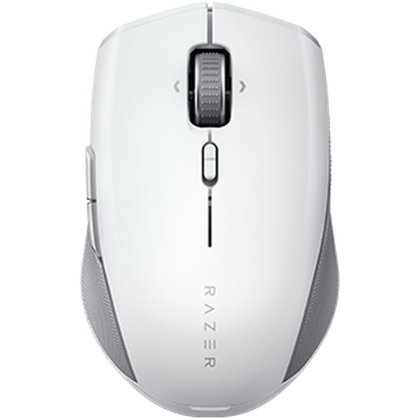 Razer Pro Click Mini, Razer™ HyperSpeed 2.4GHz wireless + Bluetooth, comutatoare mecanice silențioase pentru mouse, ambidextre, 7 butoane programabile, senzor optic de 12.000 DPI, tehnologia Razer™ HyperScroll, picioare pentru mouse din PTFE