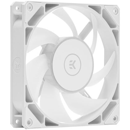 EK-Loop Fan FPT 120 D-RGB - White (550-2300rpm), 120mm ARGB fan, 4-pin PWM, 36 dBA (max. RPM)