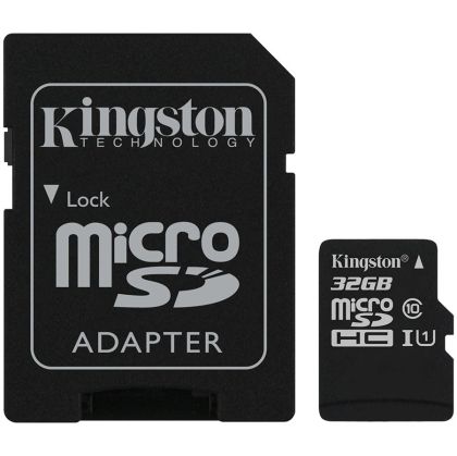 Card Kingston 32GB micSDHC Canvas Select Plus 100R A1 C10 + ADP, EAN: 740617298680