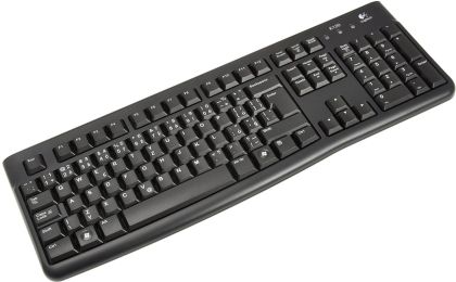 Tastatură standard Logitech K120, neagră