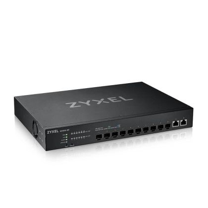 Суич ZyXEL XS1930-12F 10-портов 10GbE SFP + 2x10Gb RJ-45 порта смарт управляем