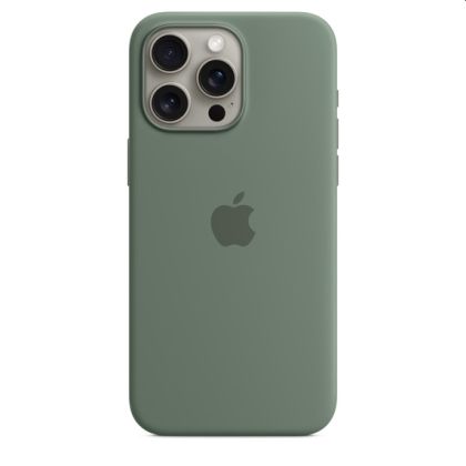 Husa Husa din silicon Apple iPhone 15 Pro Max cu MagSafe - Cypress