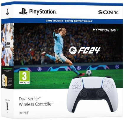 Controler wireless Sony PS5 DualSense + pachet EA Sports FC 24