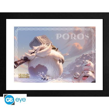 GBEYE League of Legends - Framed print "Poro" (30x40)