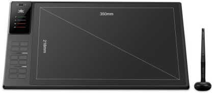 Graphic Tablet HUION Inspiroy WH1409 V2, WiFi 2.4Ghz