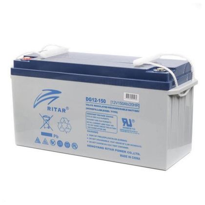 Lead Battery gel for solar systems RITAR (DG12-150)12V/150Ah -483 / 170 /241 mm F12/M8 RITAR