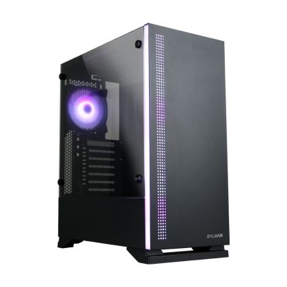 Zalman кутия Case ATX - S5 Black RGB - ZM-S5-BK