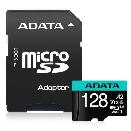 Memory ADATA 128GB MicroSDXC UHS-I U3 V30S (with adapter)